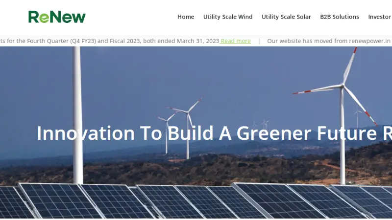 ReNew - A Solar and Wind Energy Solutions