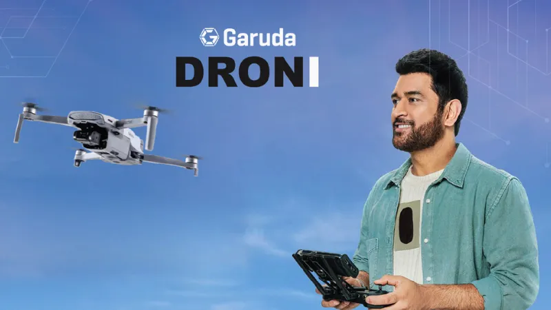 The official release of the consumer drone "Droni" was revealed by drone tech startup Garuda Aerospace.