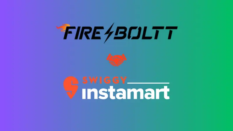Rapid grocery delivery network Swiggy Instamart is collaborating with Fire-Boltt, a domestic smart wearable startup.