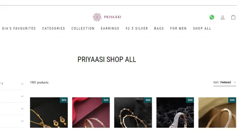 Top 10 Jewellery Startups in India | Priyaasi