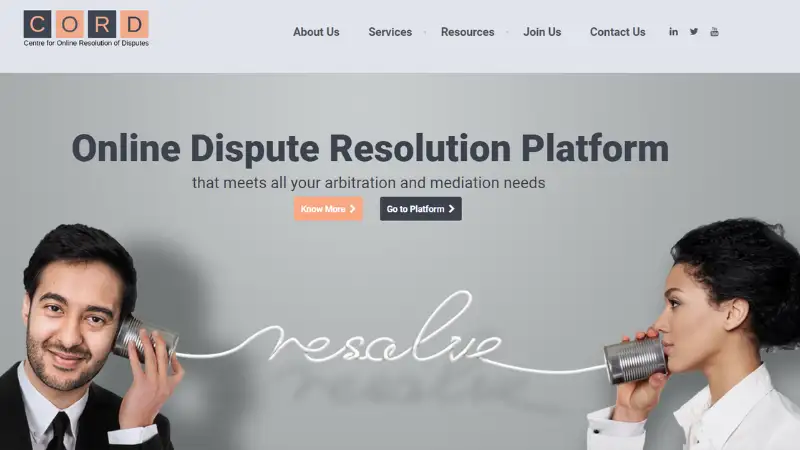 CORD - Online Dispute Resolution (ODR) Startups in India