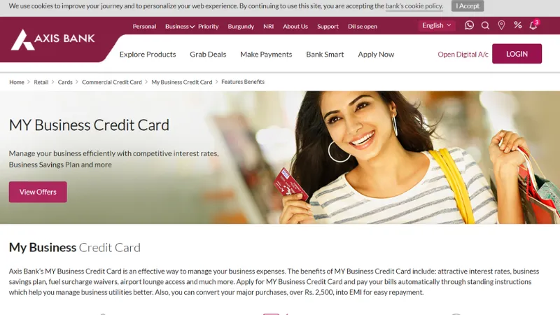 Axis Bank My Business Credit Card