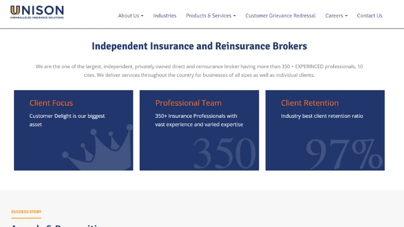 UNISON -  An independent insurance and reinsurance broker