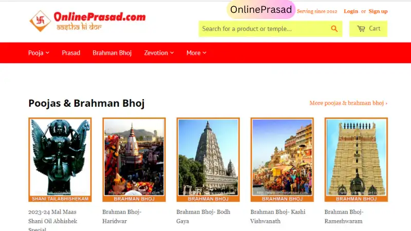 OnlinePrasad - Spiritual Tech Startups in India