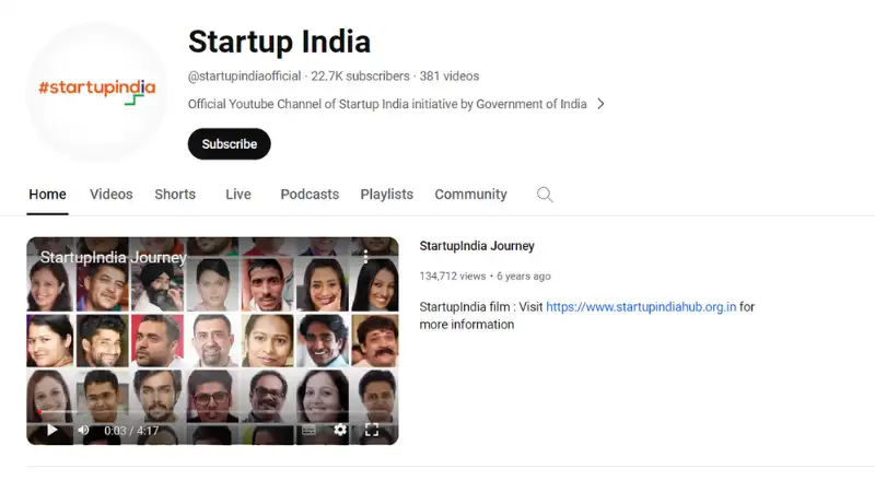 Top 10 YouTube Channels For Indian Entrepreneurs | Startup India