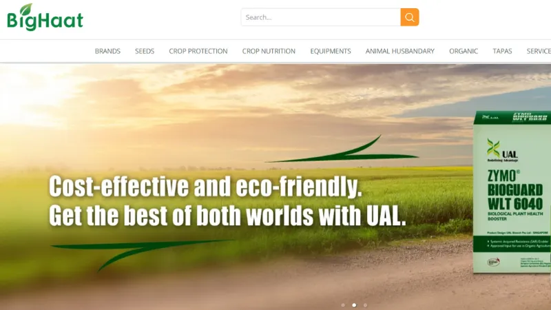 BigHaat - A marketplace platform for agricultural products and machinery