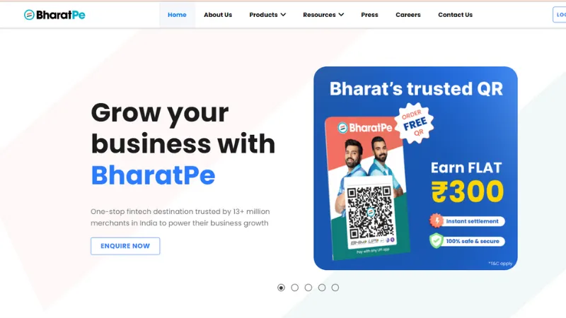 New Delhi-based BharatPe was founded in 2018 by Ashneer Grover and Shashvat Nakrani.