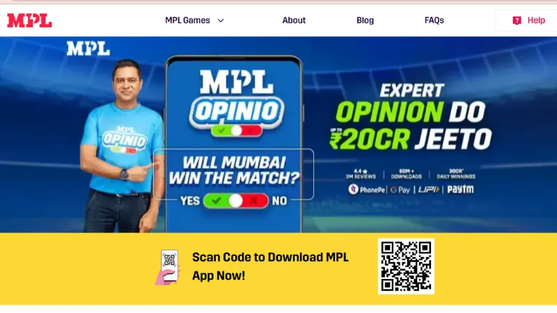 Bengaluru-based MPL is a skill-based e-sport platform founded by Sai Srinivas Kiran G and Shubh Malhotra.