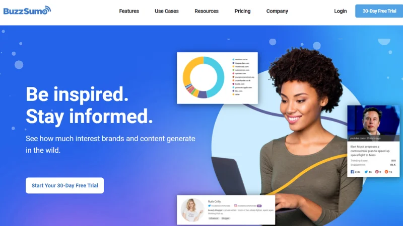 BuzzSumo -A content marketing and competitor analysis tool