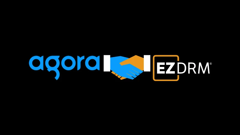 Premier provider of Digital Rights Management as a Service (DRMaaS), EZDRM, and Agora, the pioneer and leading platform for real-time interaction APIs, have announced a new partnership. Through this partnership, viewers will be engaged more deeply and valuable content will be protected through interactive, safe experiences.