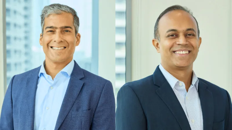 Nitin Nayar and Sumit Sinha, cofounders and managing directors of Filter Capital
