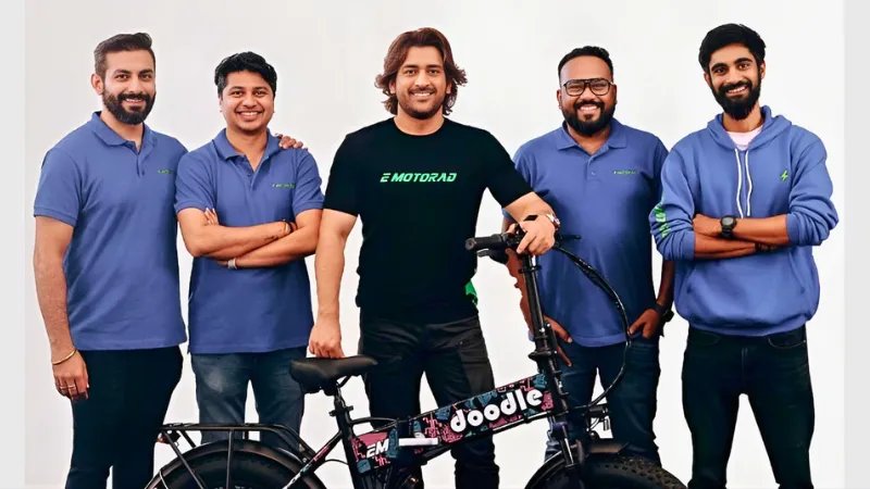 Mahendra Singh Dhoni, an Indian cricket player, has made an undisclosed investment to the maker of electric cycles, EMotorad.