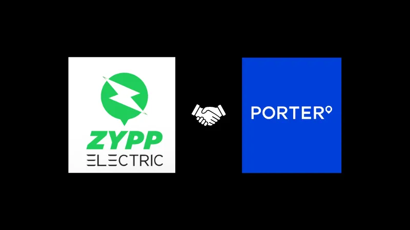 Zypp Electric, an electric vehicle two-wheeler firm, partnered up with Porter to provide electric transportation to support last-mile deliveries.