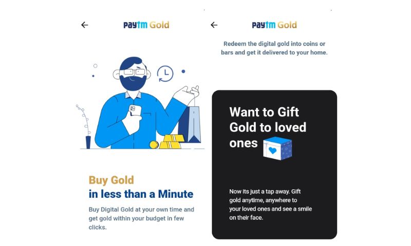 Paytm financial technology company for Digital Gold Investment