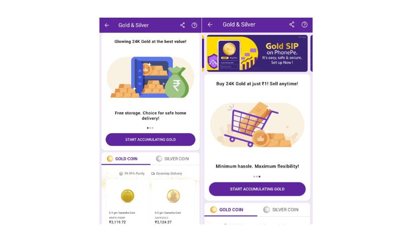 Phonepe  India leading fintech company for Digital Gold Investment