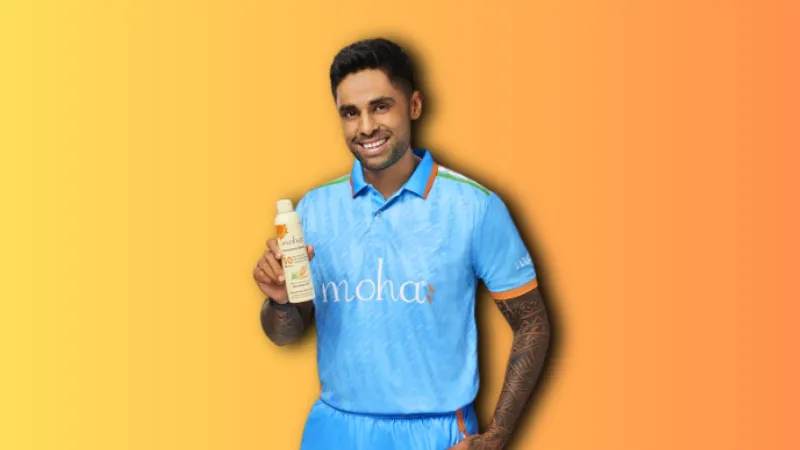 Leading skincare company moha:, known for its all-natural formulas, is thrilled to announce its partnership with cricket player Surya Kumar Yadav.